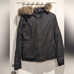 Aritzia TNA Raven Black  Bomber Jacket